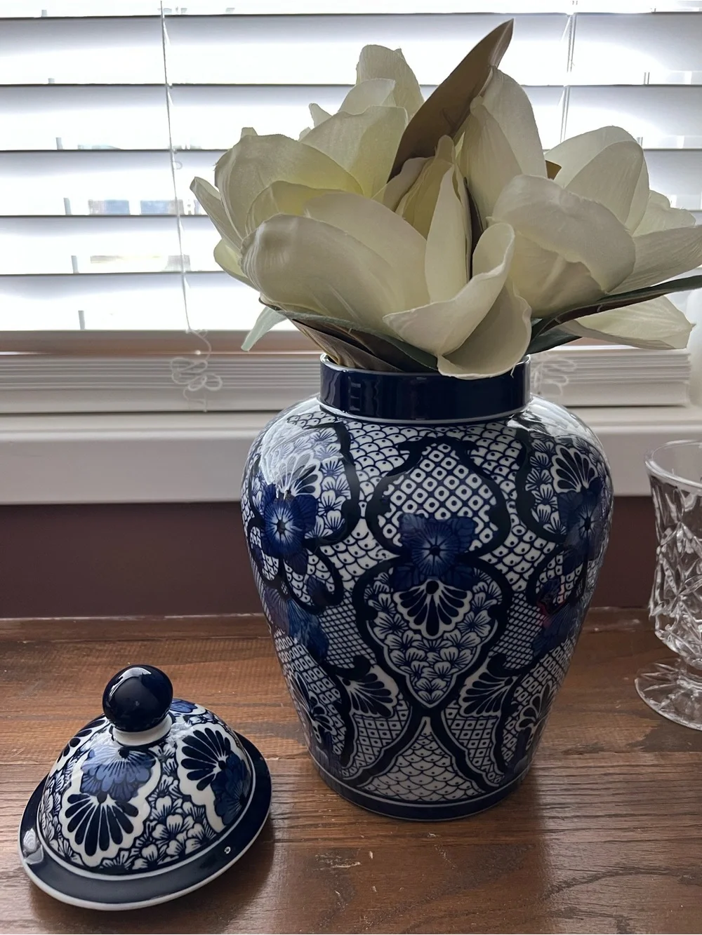 Pier 1 Apothecary Chinoiserie Ginger Jar Large
